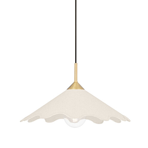 Sodsai 1 Light 20 inch Aged Brass Pendant Ceiling Light