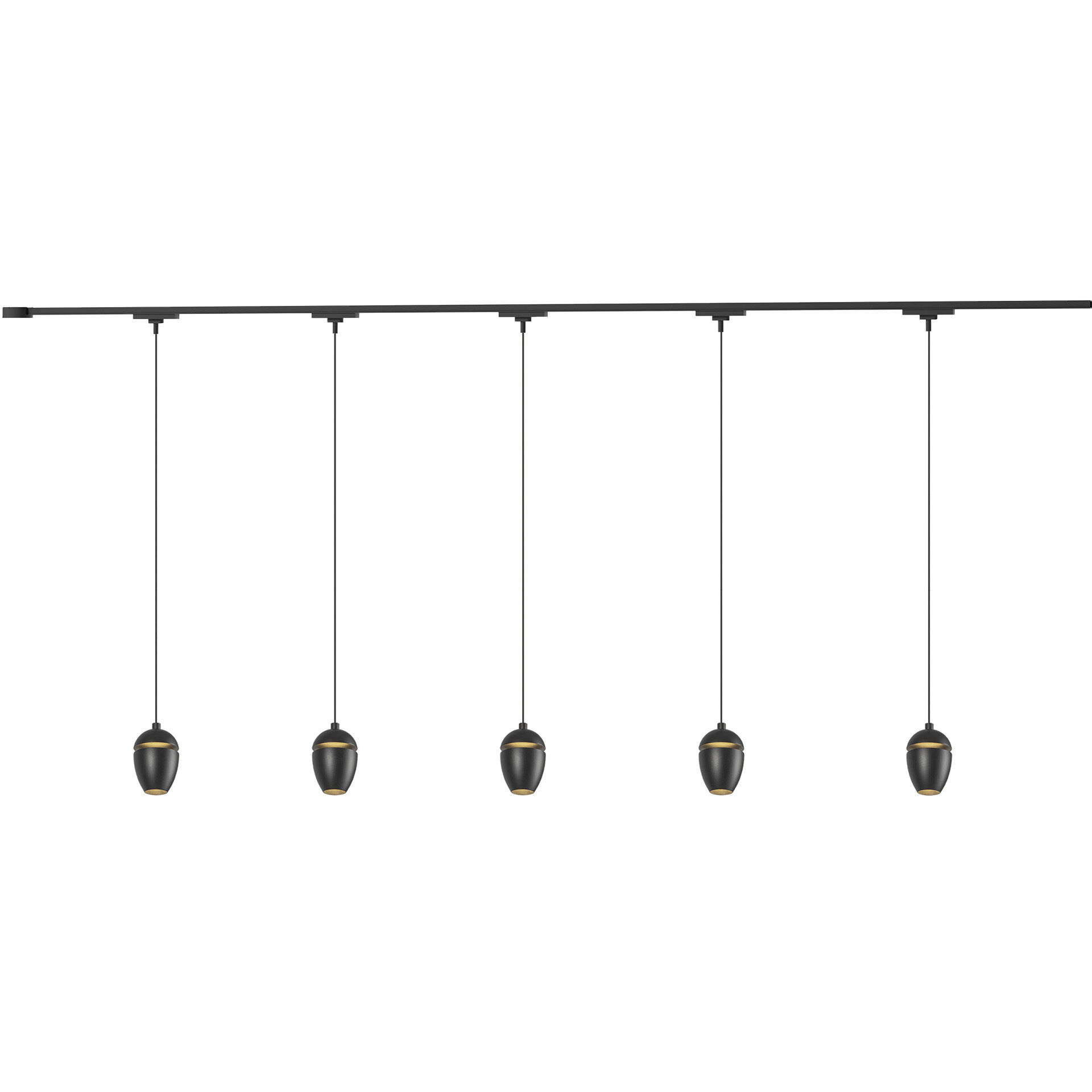 Eloa 120 Black Trilo Track Ceiling Light