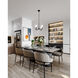Alora Mood Salem 4 Light 22.5 inch Matte Black Chandelier Ceiling Light