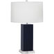 Harvey 33 inch 150.00 watt Midnight Blue Table Lamp Portable Light