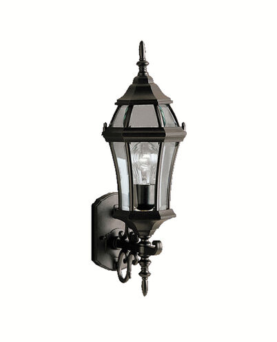 Townhouse 1 Light 22 inch Black Outdoor Wall, Medium