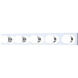 Vanity Strips 5 Light 30 inch Chrome Vanity Light Wall Light