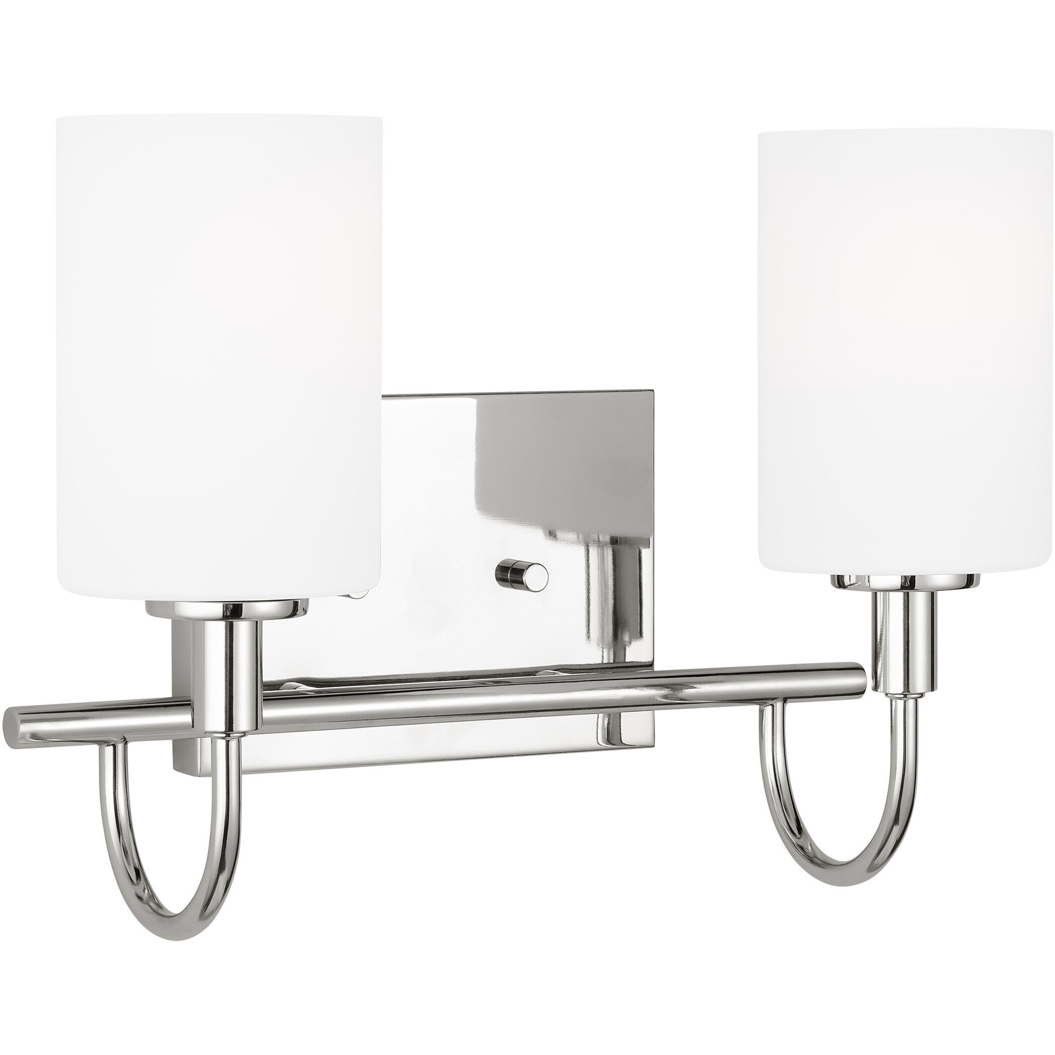 Oak Moore 2 Light 13.88 inch Chrome Bath Vanity Wall Light