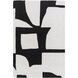 Jason Wu 36 X 24 inch Light Silver / Black Handmade Rug in 2 x 3