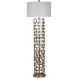 Edison 64 inch 60.00 watt Silver Floor Lamp Portable Light