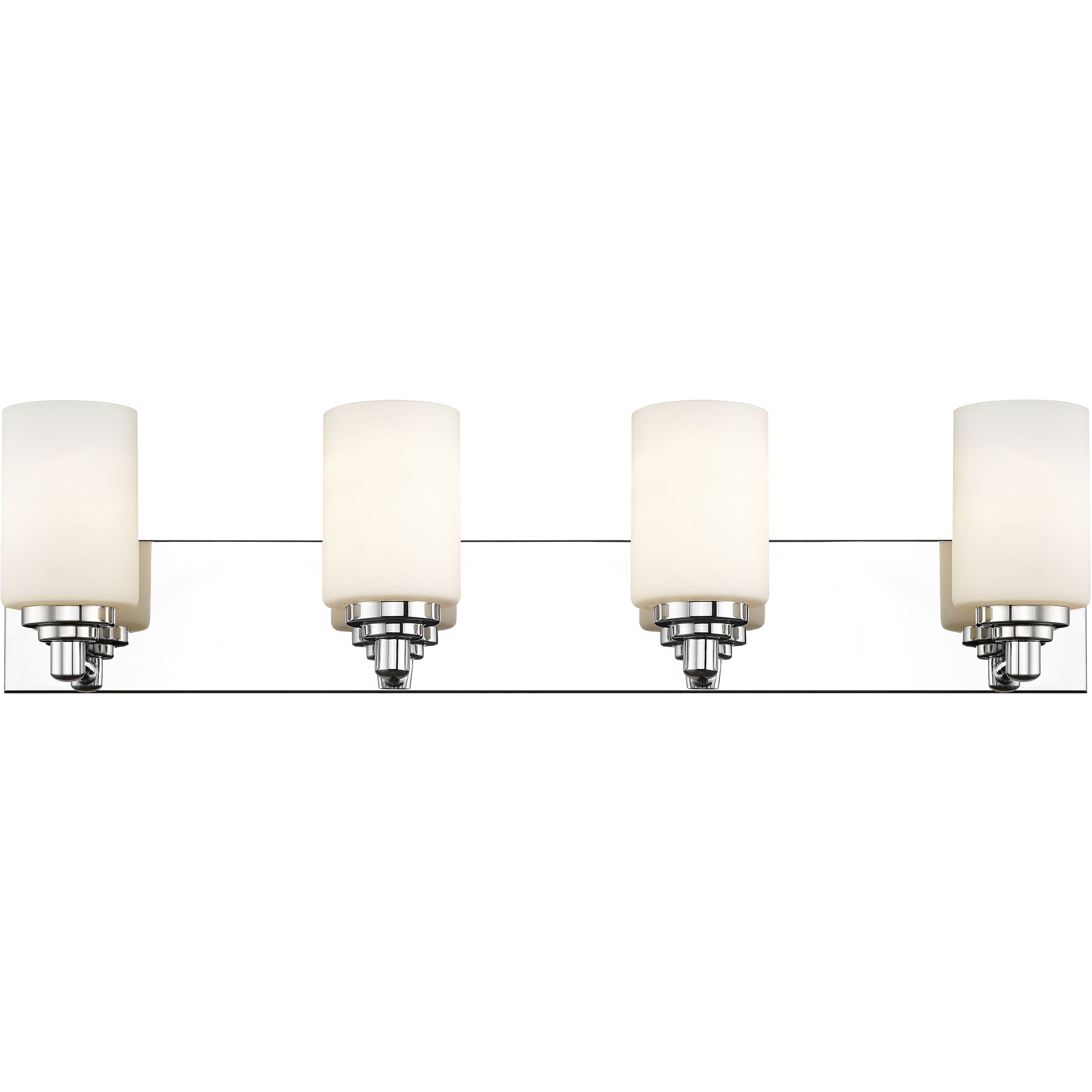 Soledad 4 Light 31.5 inch Chrome Vanity Wall Light