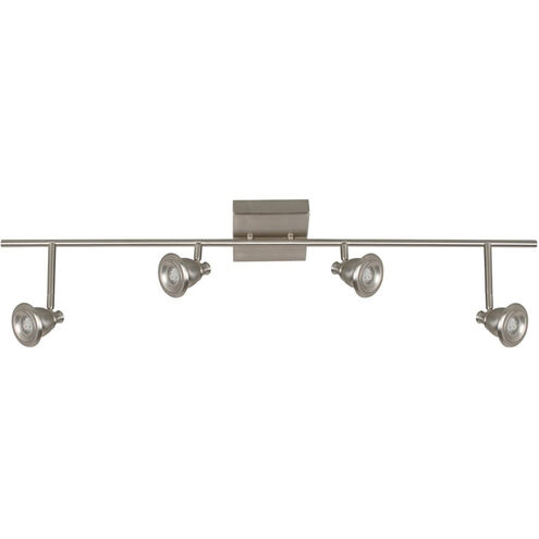 Berlin 4 Light 120V Satin Nickel Rail Light Ceiling Light