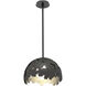 Pangea 1 Light 15.3 inch Ink Pendant Ceiling Light