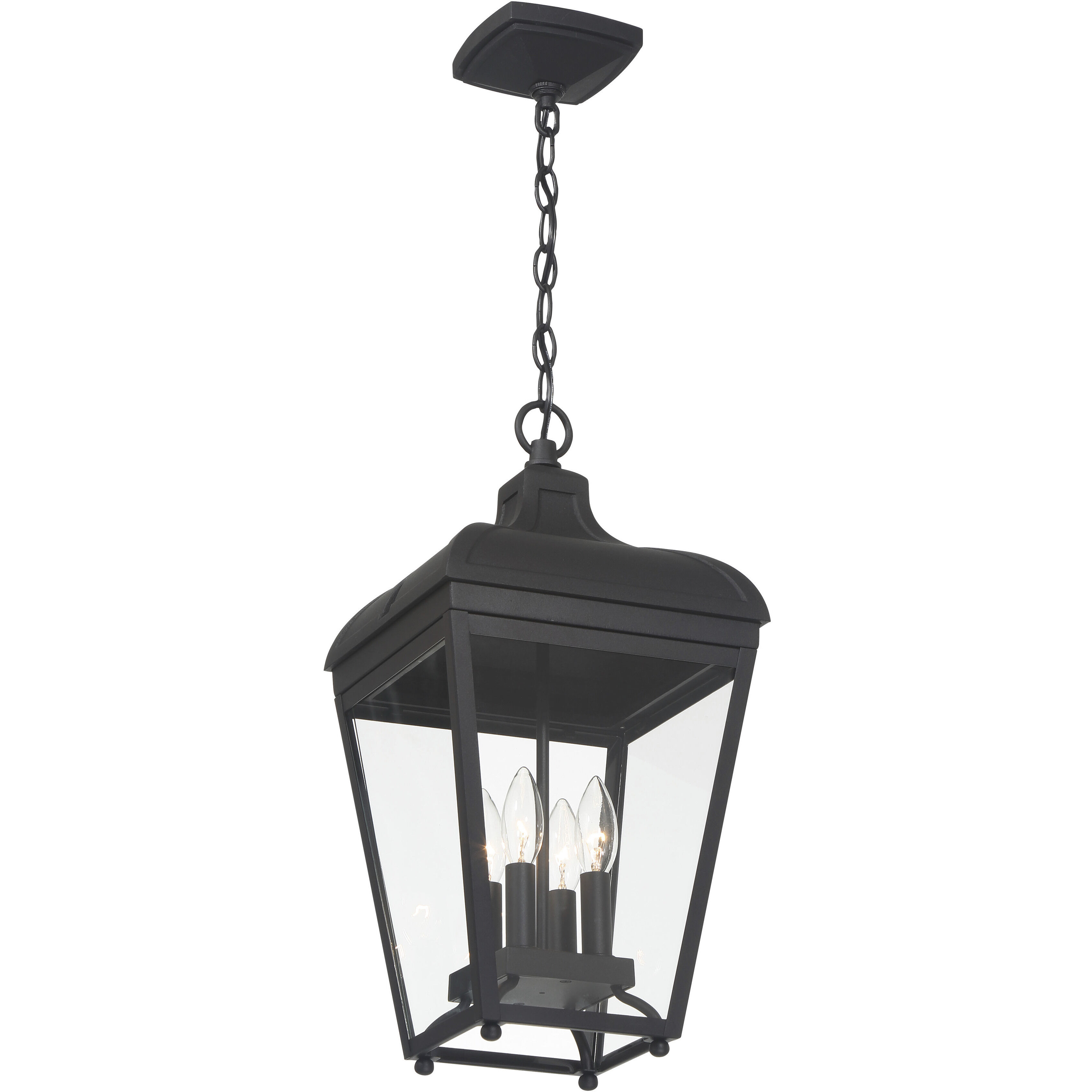 Marquee 4 Light 10 inch Sand Coal Outdoor Pendant, Great Outdoors