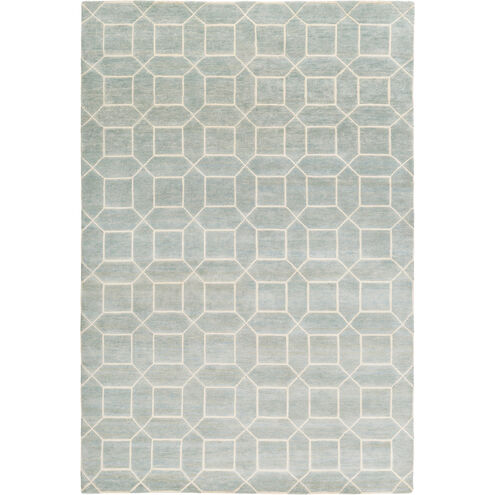 Keystone 72 X 48 inch Green and Neutral Area Rug, Wool