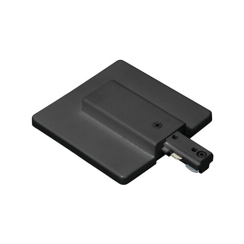 H-Type Black End Feed Ceiling Light, with Outlet Box Cover