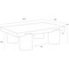 Ardi 59.75 X 38 inch Cream / Brown Coffee Table