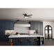 Romulus 54 inch Noble Bronze with American Walnut/Greyed Walnut Blades Ceiling Fan 