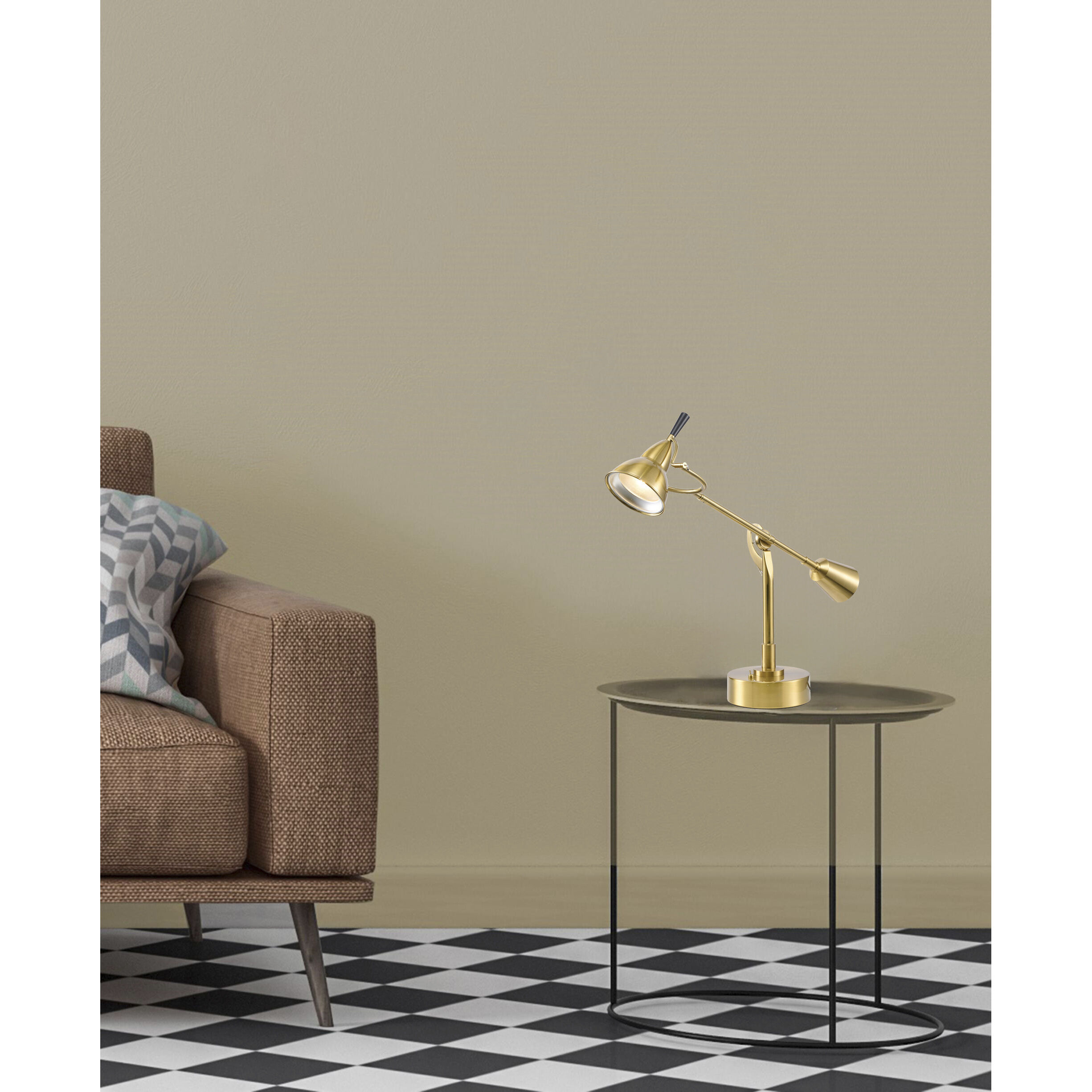 Canada 29.5 inch 5 watt Brass Table Lamp Portable Light