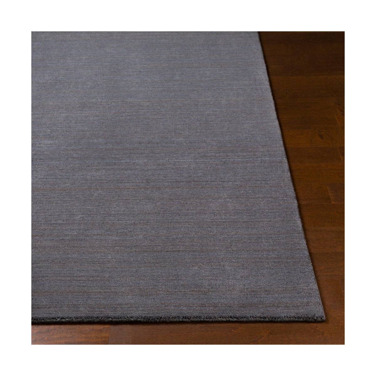 Adyant 36 X 24 inch Charcoal/Black Rugs, Rectangle