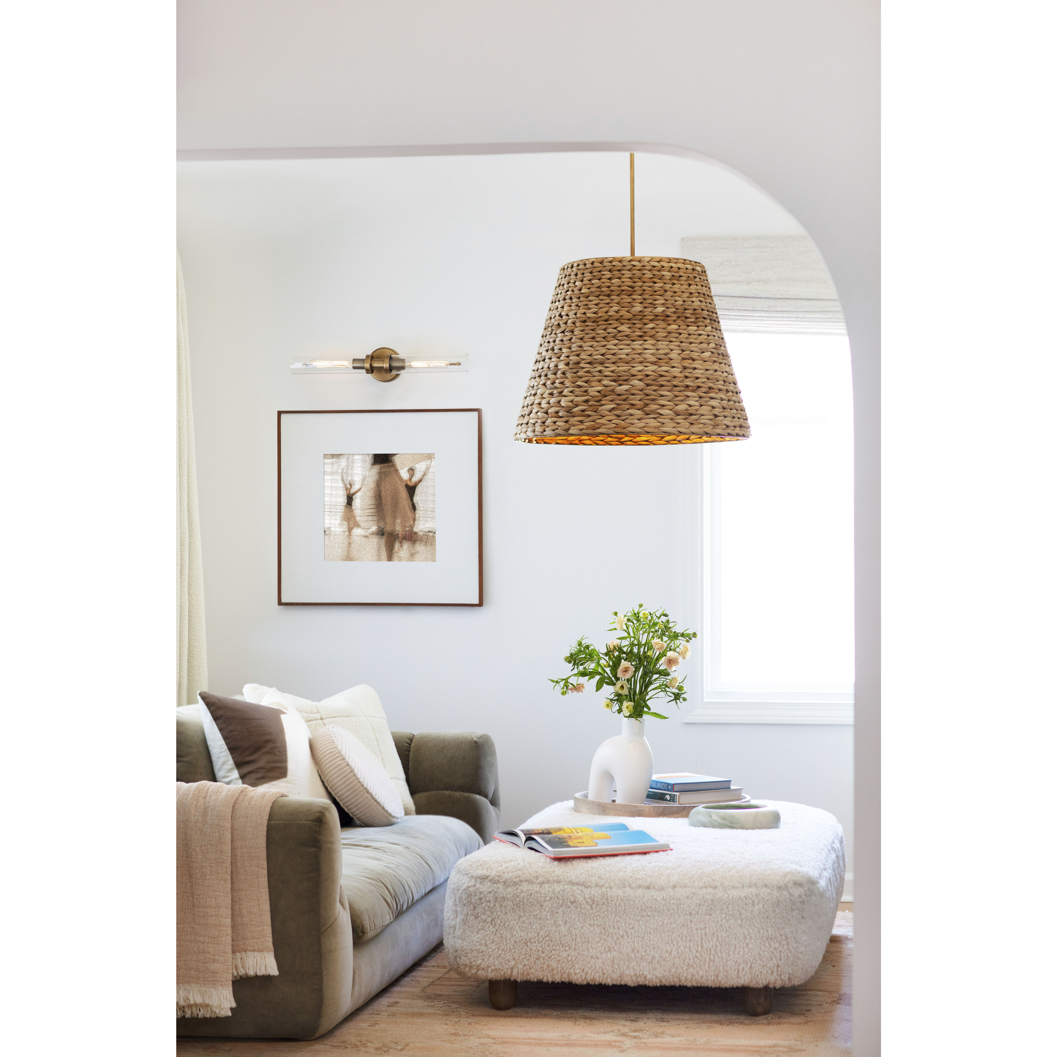 Vaughn 2 Light 25 inch Heritage Brass Vanity Light Wall Light