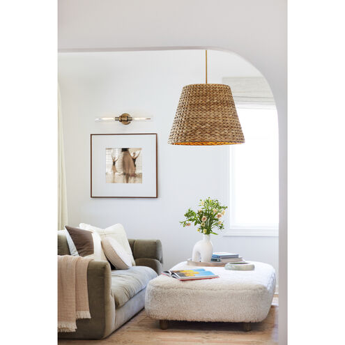 Vaughn 2 Light 25 inch Heritage Brass Vanity Light Wall Light