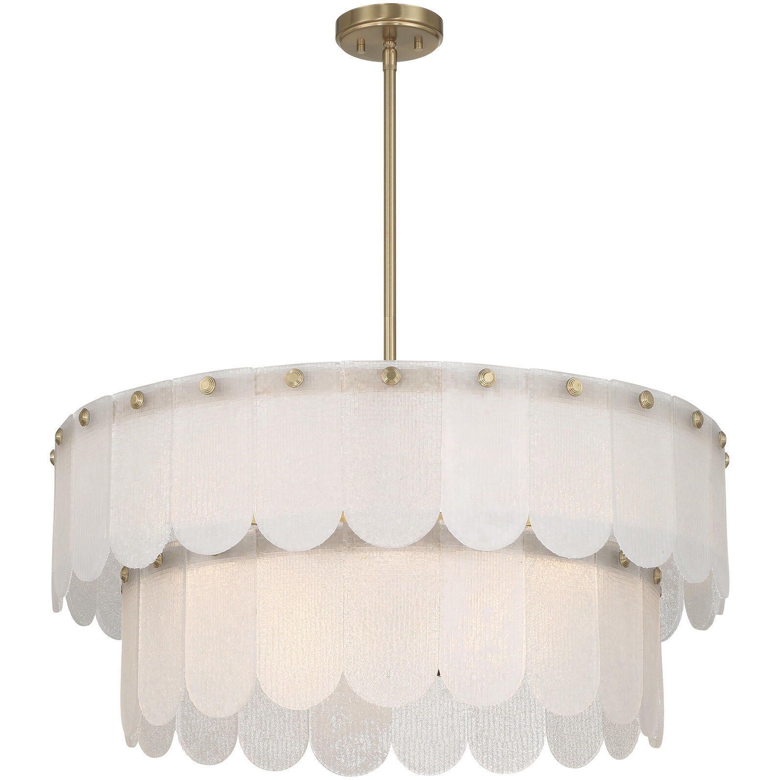 Ashton 10 Light 30 inch Noble Brass Pendant Ceiling Light, Essentials