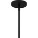 Fogel 1 Light 5 inch Matte Black Mini Pendant Ceiling Light, Small