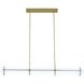 Canada LED 6 inch Satin Brass LED Pendant Ceiling Light