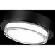 Kind LED 8 inch Black Flush Mount Ceiling Light in 2700K
