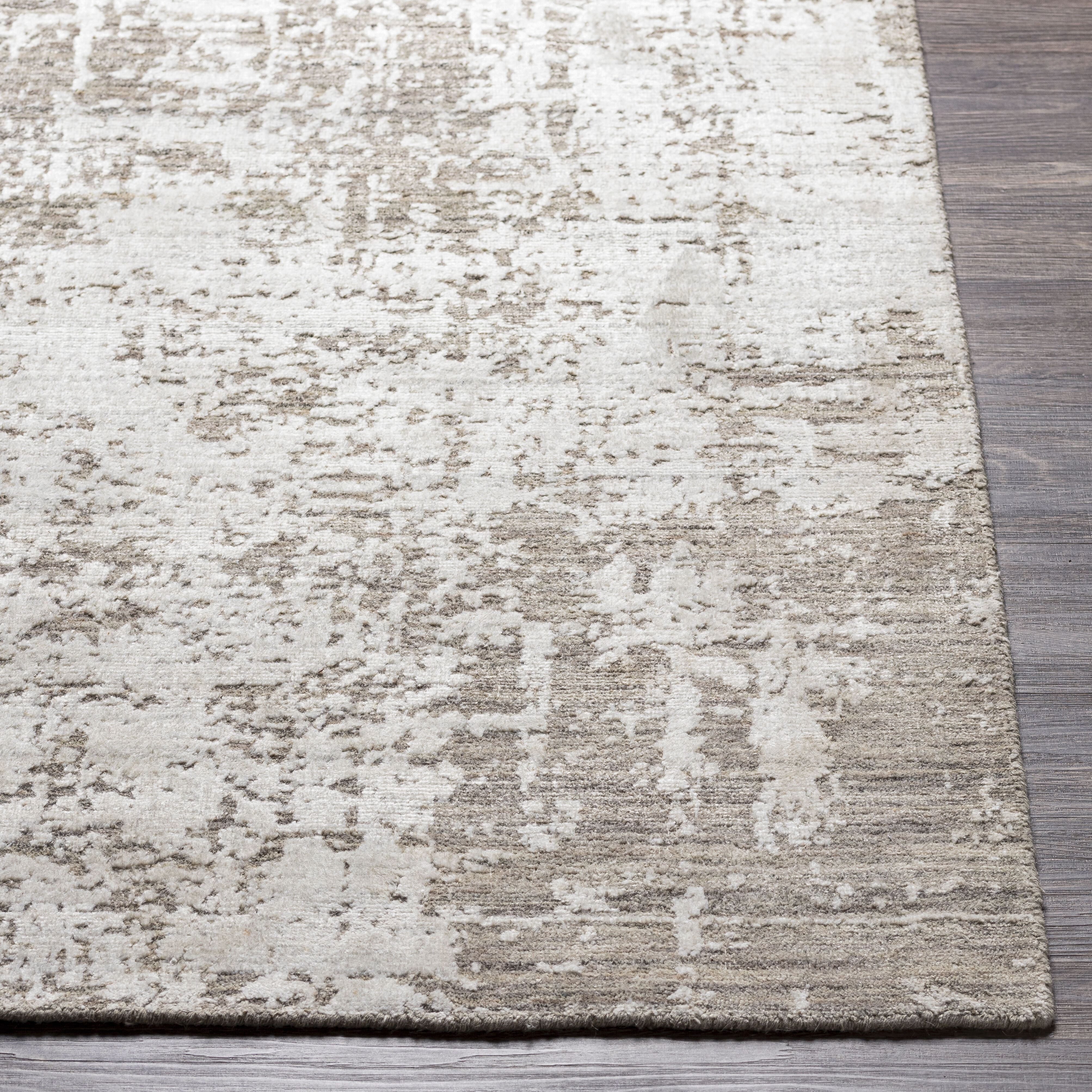 Lucknow 108 X 72 inch Medium Gray Rug in 6 X 9, Rectangle