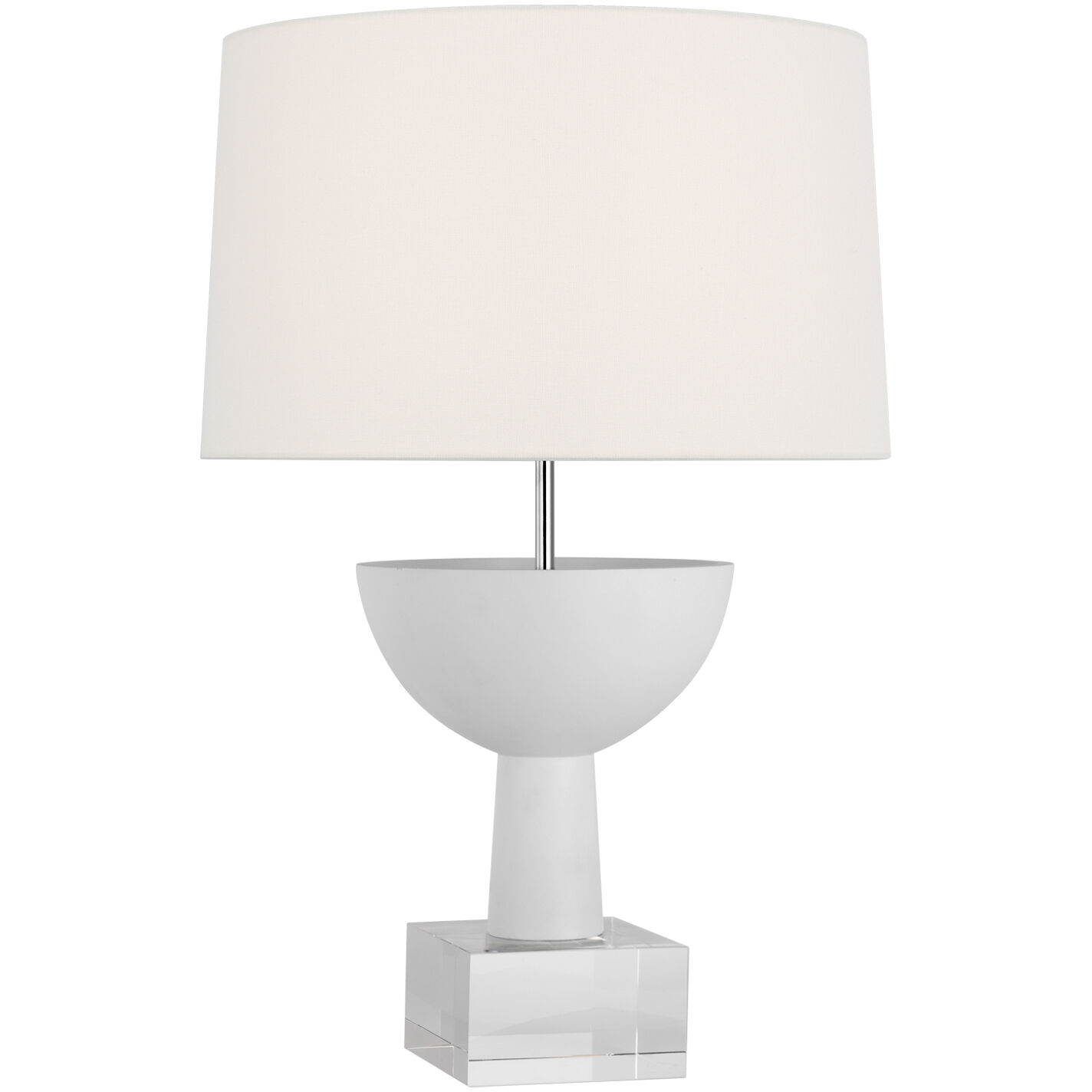 Ray Booth Eadan 26 inch 15 watt Plaster White Table Lamp Portable Light