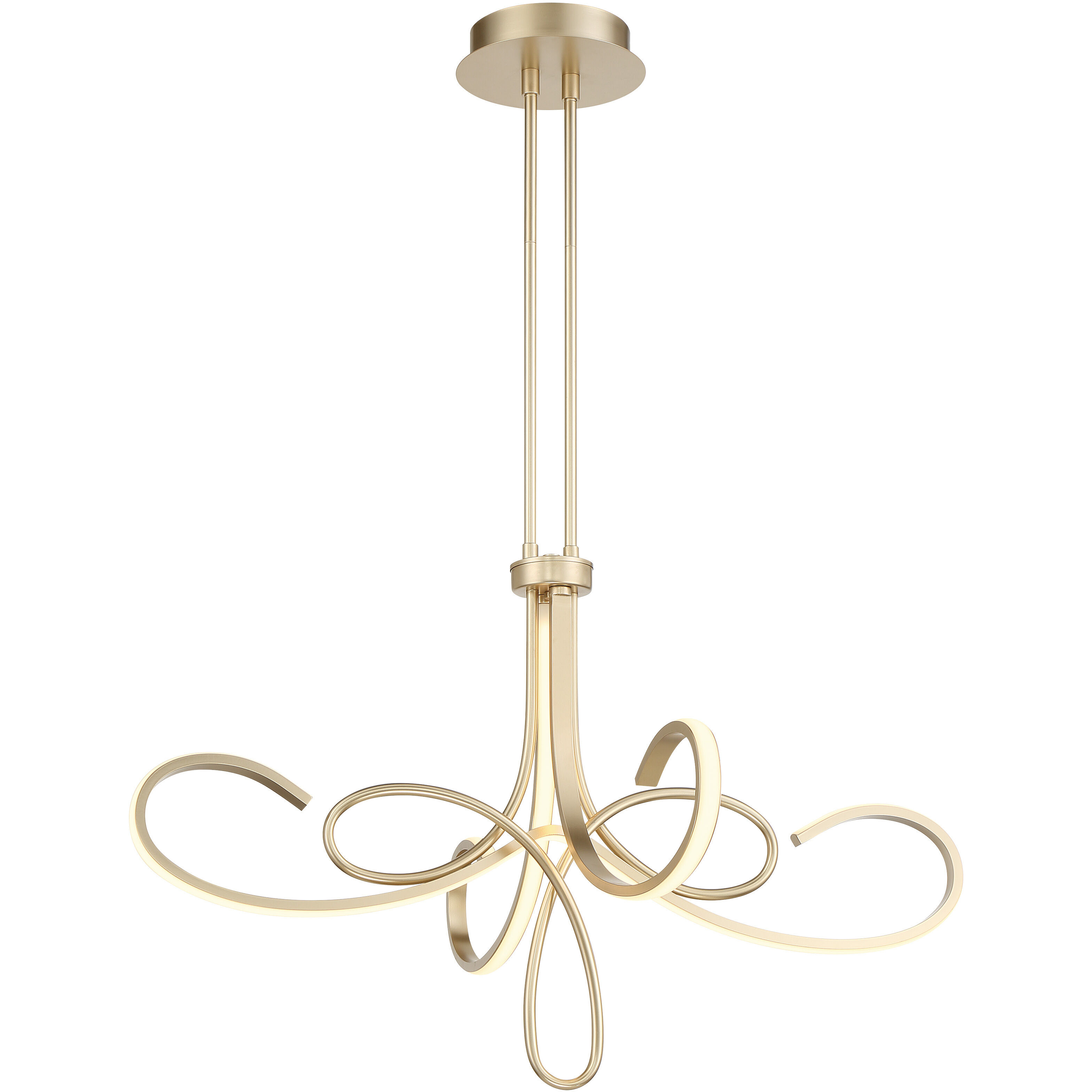 Astor LED 32 inch Soft Gold Chandelier Ceiling Light