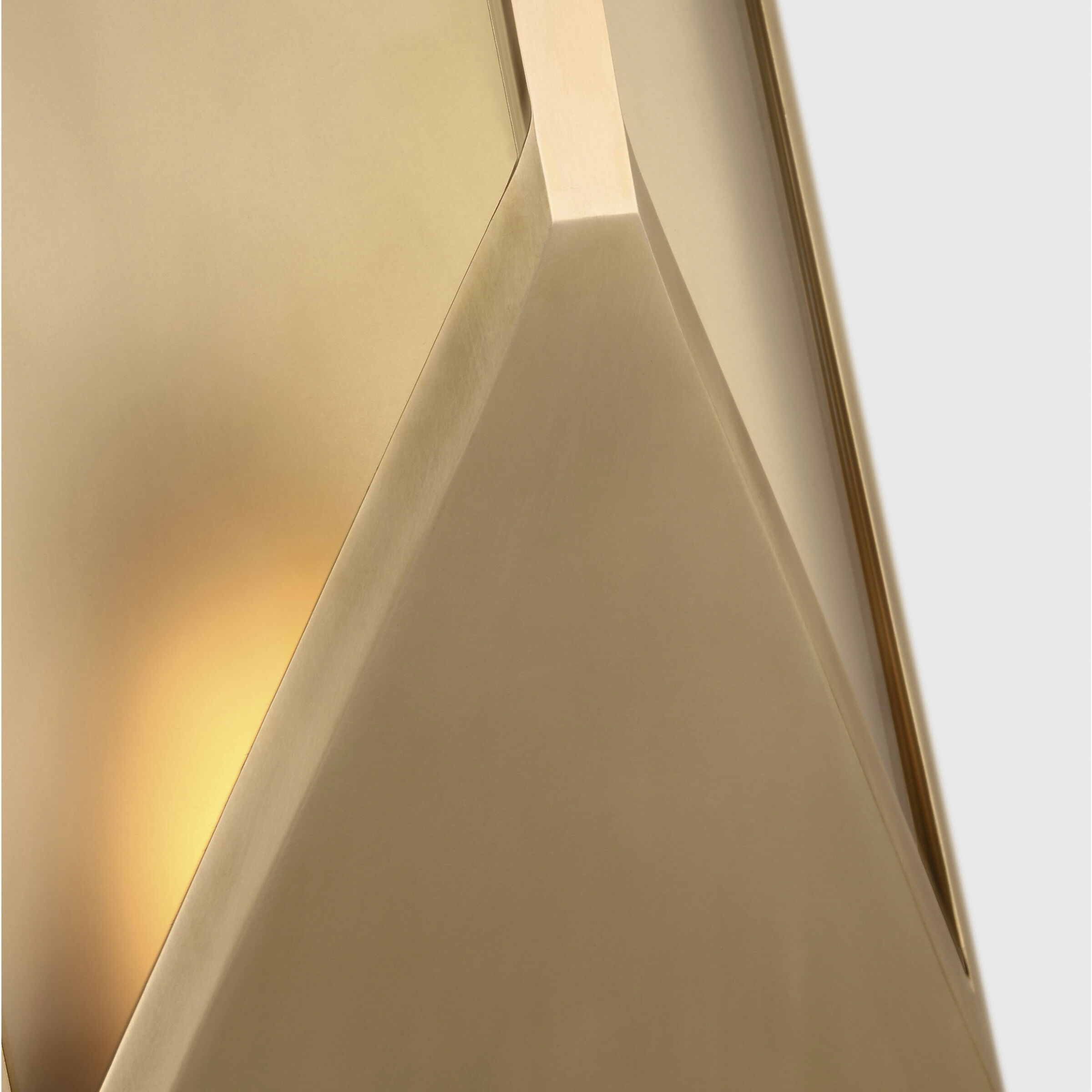 Kelly by Kelly Wearstler Punto LED 10.3 inch Hand Rubbed Antique Brass Outdoor Wall Lantern