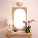 Barnacle 1 Light 12 inch Natural Demi Lune Sconce Wall Light