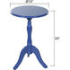 Harbor Breeze 24 X 15 inch Cobalt Blue Pedestal Side Table