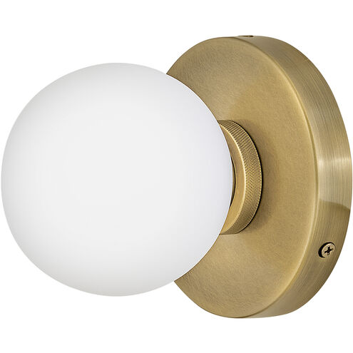 Audrey LED 5.25 inch Heritage Brass Bath Light Wall Light