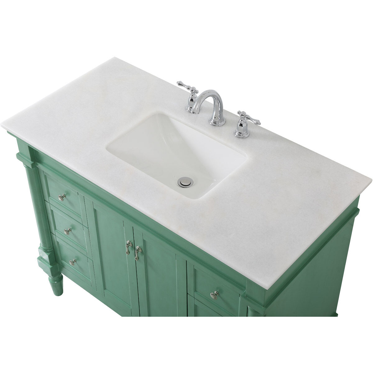 Lexington 42 X 22 X 35 inch Vintage Mint Vanity Sink Set