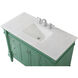 Lexington 42 X 22 X 35 inch Vintage Mint Vanity Sink Set