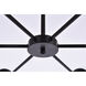 Briggs 6 Light 36 inch Black Pendant Ceiling Light