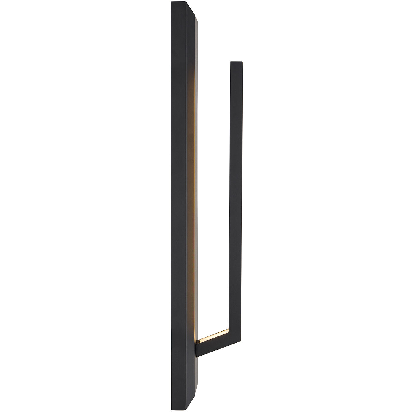 Zurich 21 inch Matte Black Outdoor Wall Sconce in 3.5" D x 4.5" W x 21" H, EVOLV