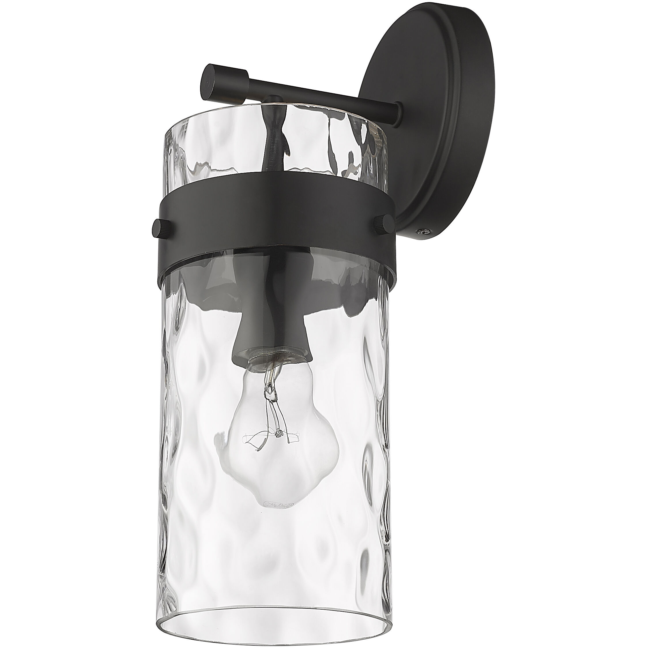 Fontaine 1 Light 5.5 inch Matte Black Wall Sconce Wall Light