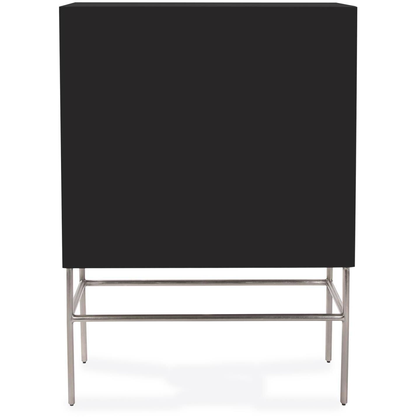 Aurora Nickel Bar Cabinet