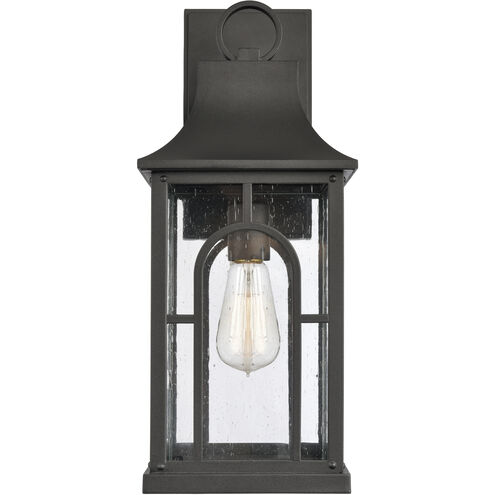 Triumph 1 Light 18 inch Textured Black Outdoor Sconce