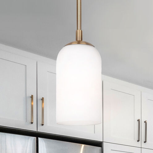 Novalee 1 Light 4.75 inch Gold Pendant Ceiling Light