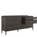 Glenwood Cerused Brown and Brushed Antique Brass Dresser