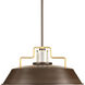 Archives 1 Light 18.13 inch Antique Bronze Pendant Ceiling Light