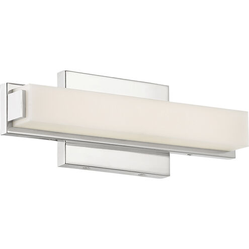 Slick LED 13 inch Polished Nickel Vanity Light Wall Light