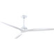 Spitfire Matte White Fan Motor