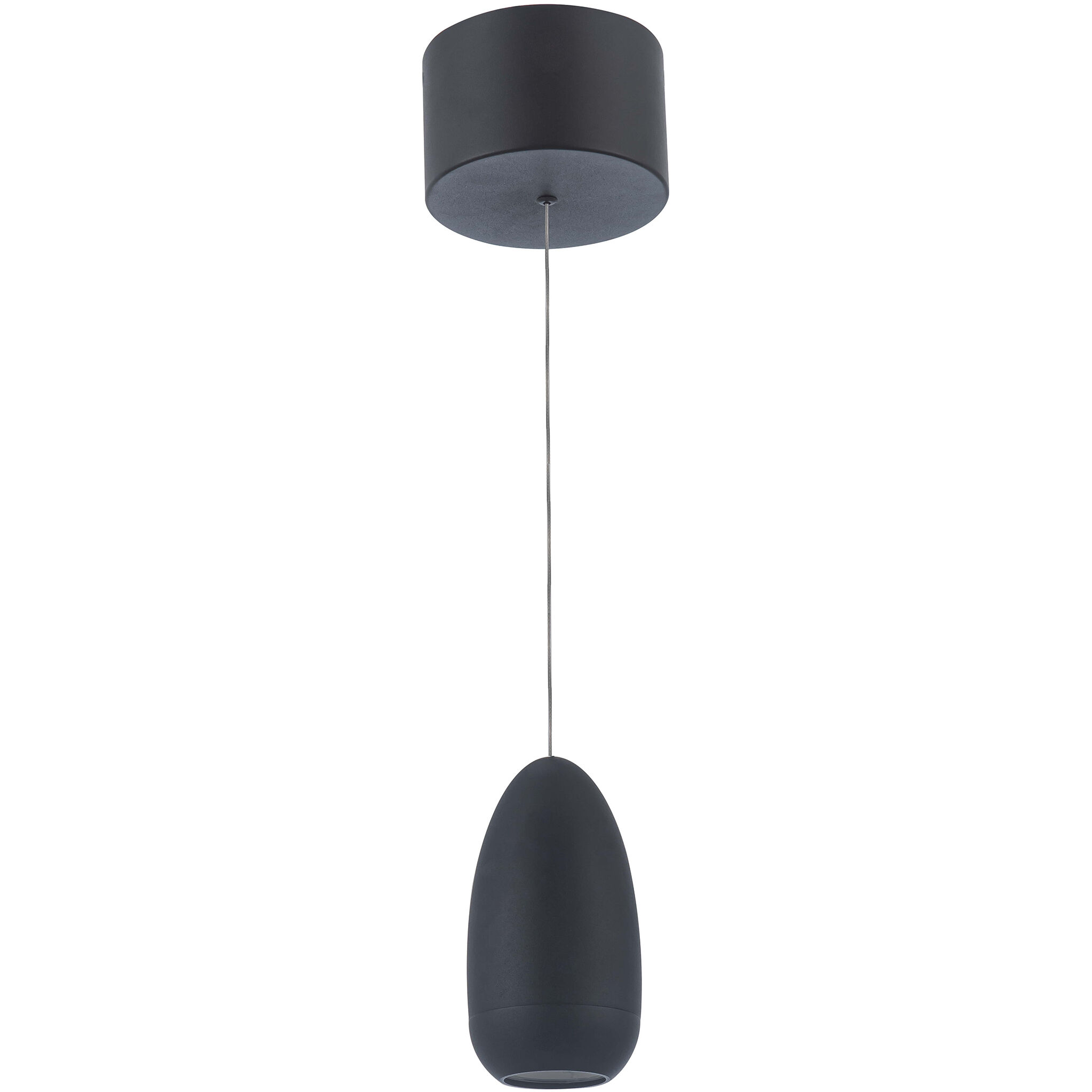 Royal Pearl LED 13.2 inch Black Pendant Ceiling Light