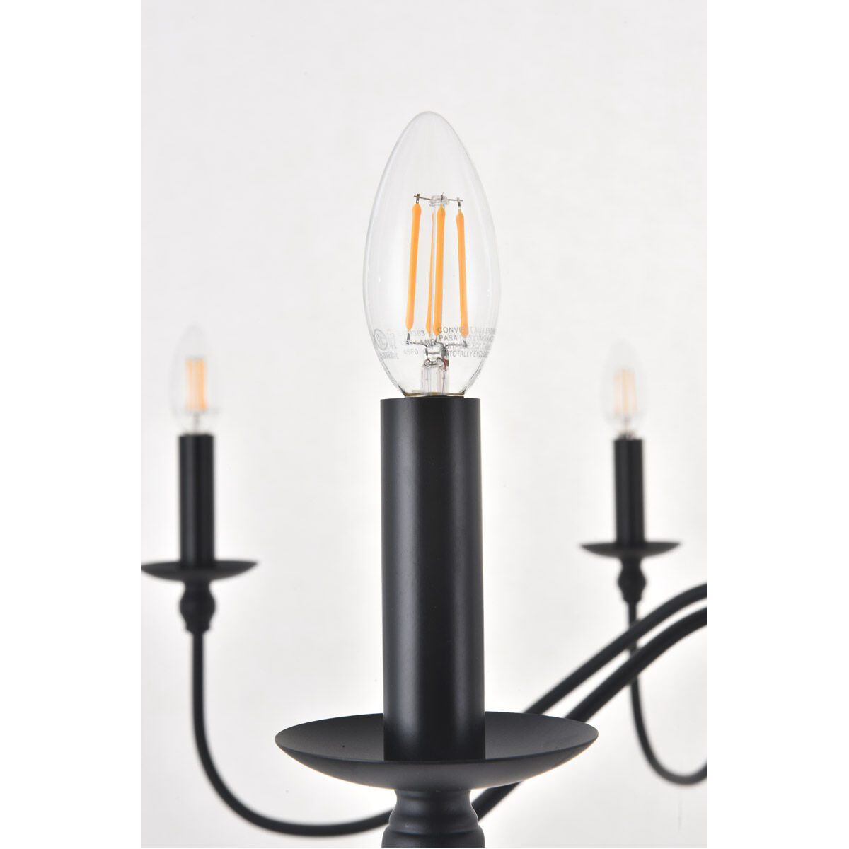 Rohan 8 Light 42 inch Matte Black Chandelier Ceiling Light