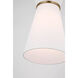 Fynn 1 Light 9.75 inch Satin Brass Pendant Ceiling Light in Incandescent