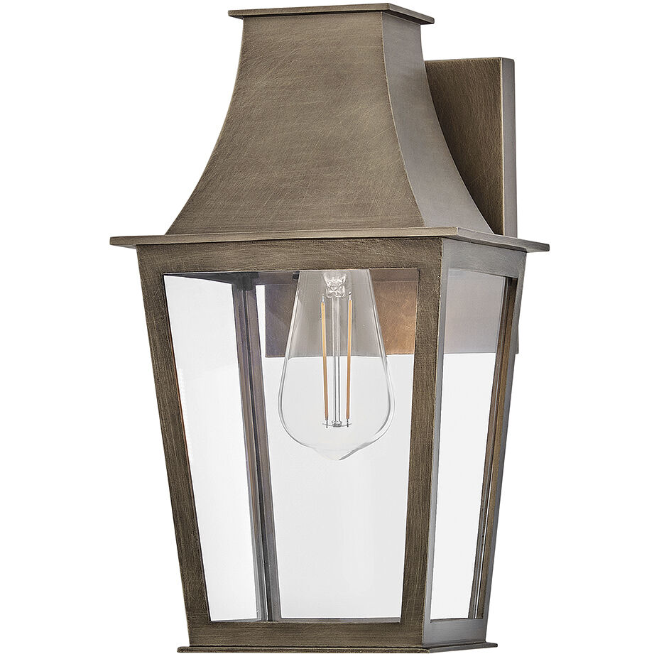 Coastal Elements Georgetown 1 Light 12.5 inch Burnished Bronze Outdoor Wall Mount