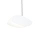 Papillons LED 11.75 inch Satin Black Pendant Ceiling Light in Satin White