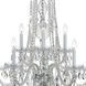 Traditional Crystal 10 Light 32 inch Polished Chrome Chandelier Ceiling Light in Clear Hand Cut